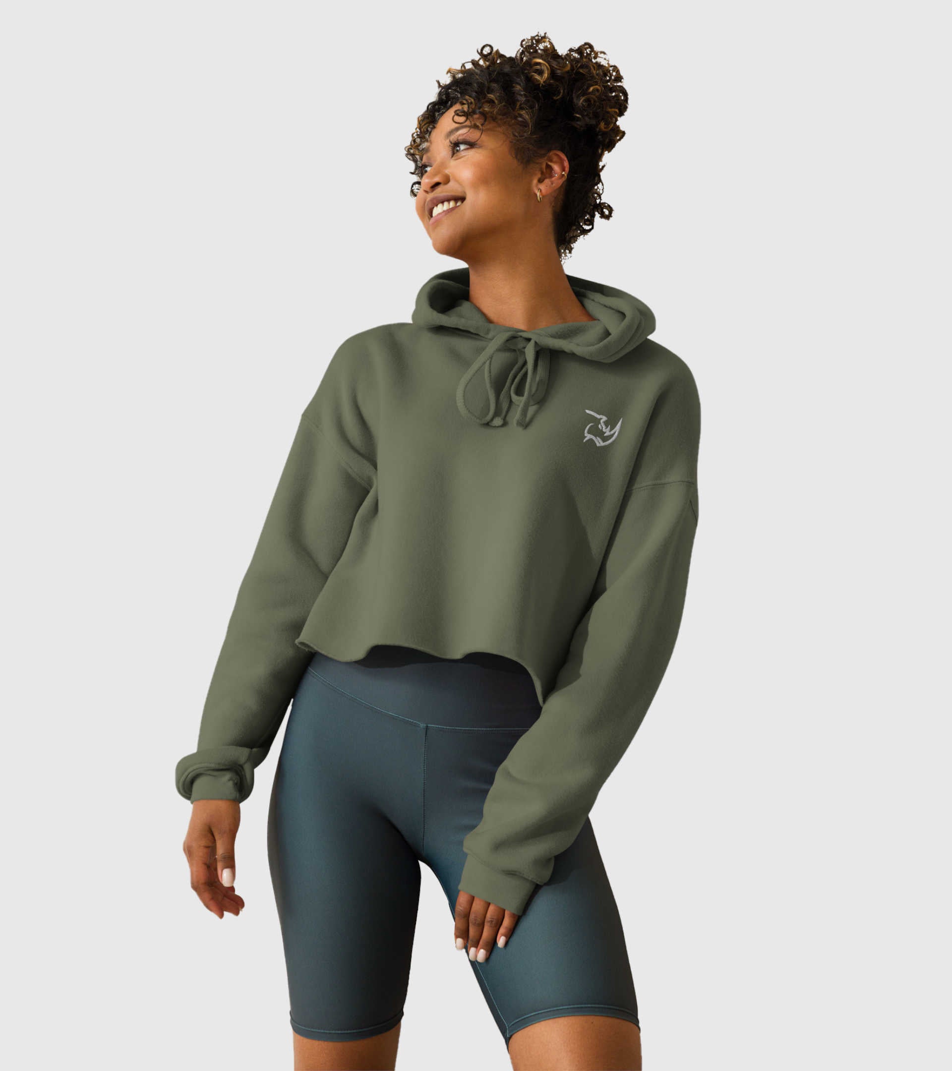 Training Cropped Hoodie