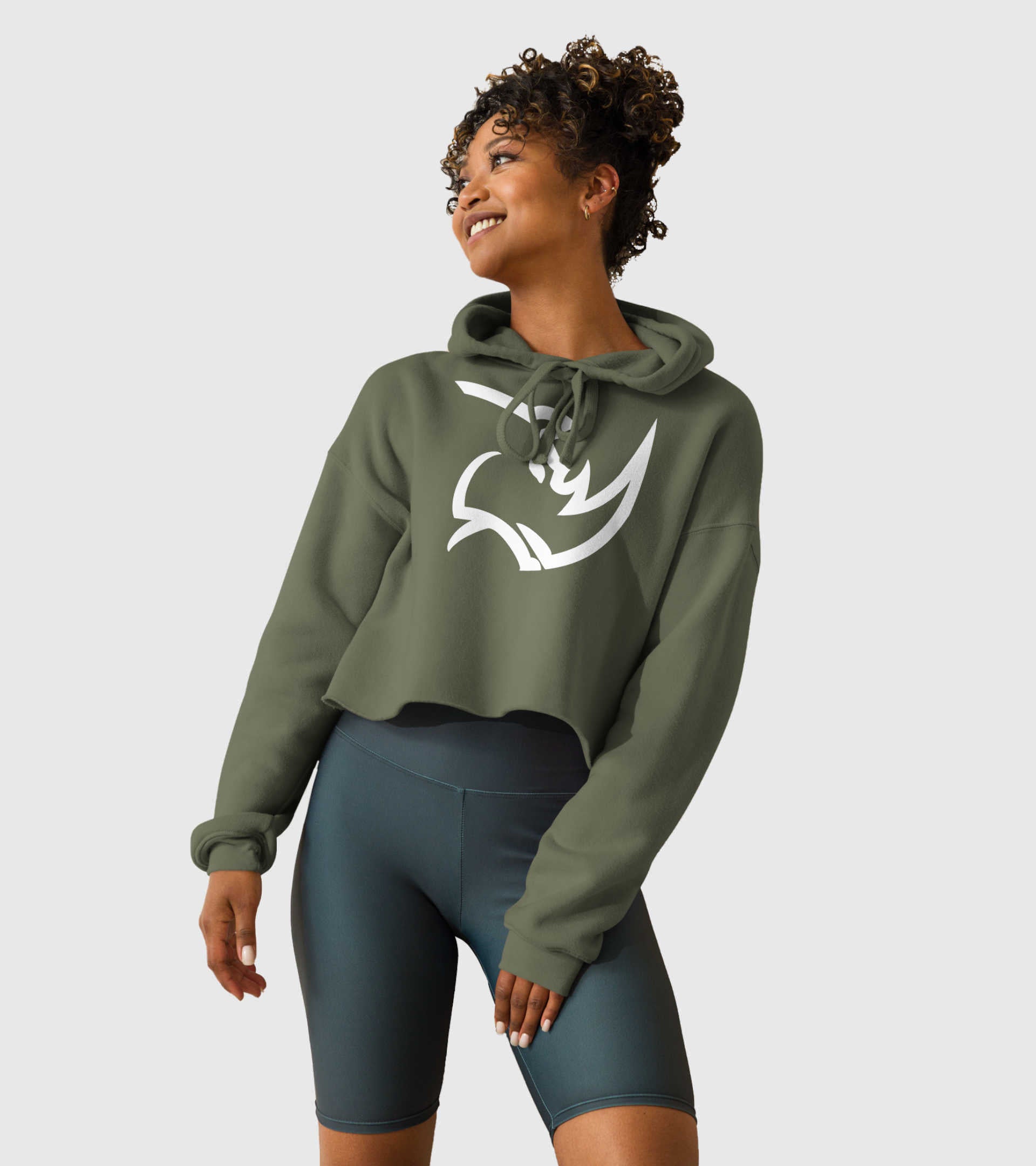 Training Cropped Hoodie
