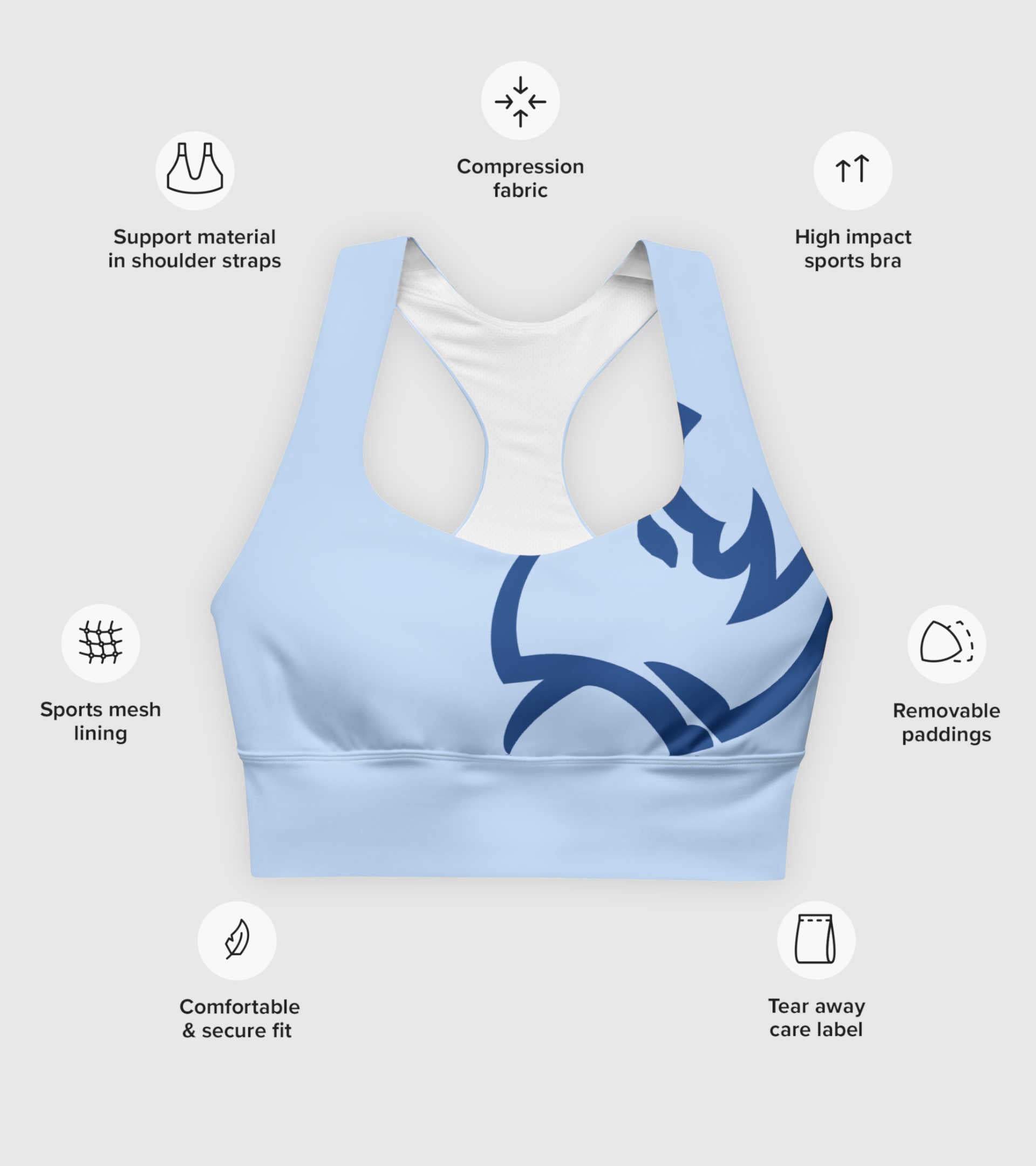 High Support Training Sports Bra