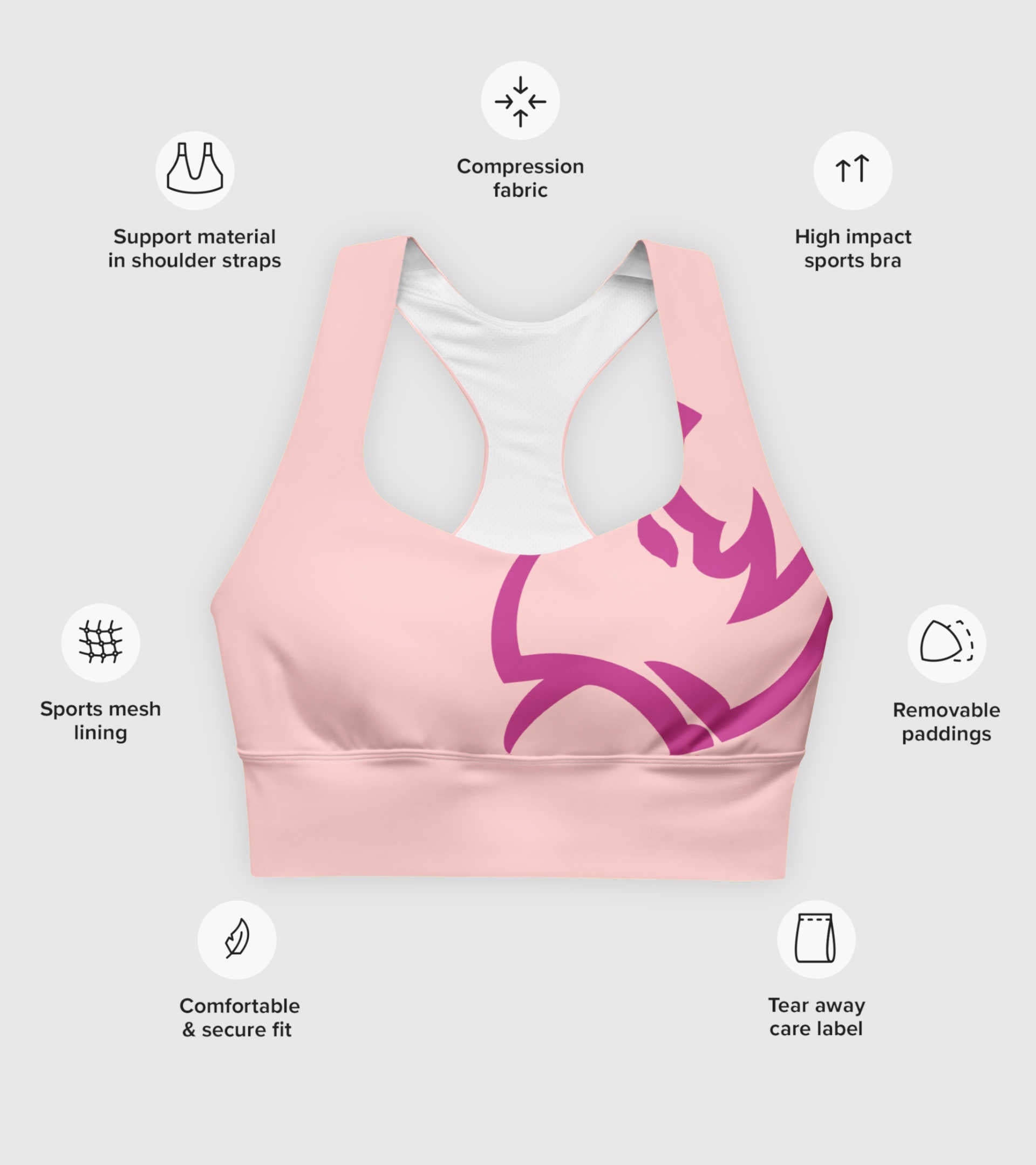 High Support Training Sports Bra