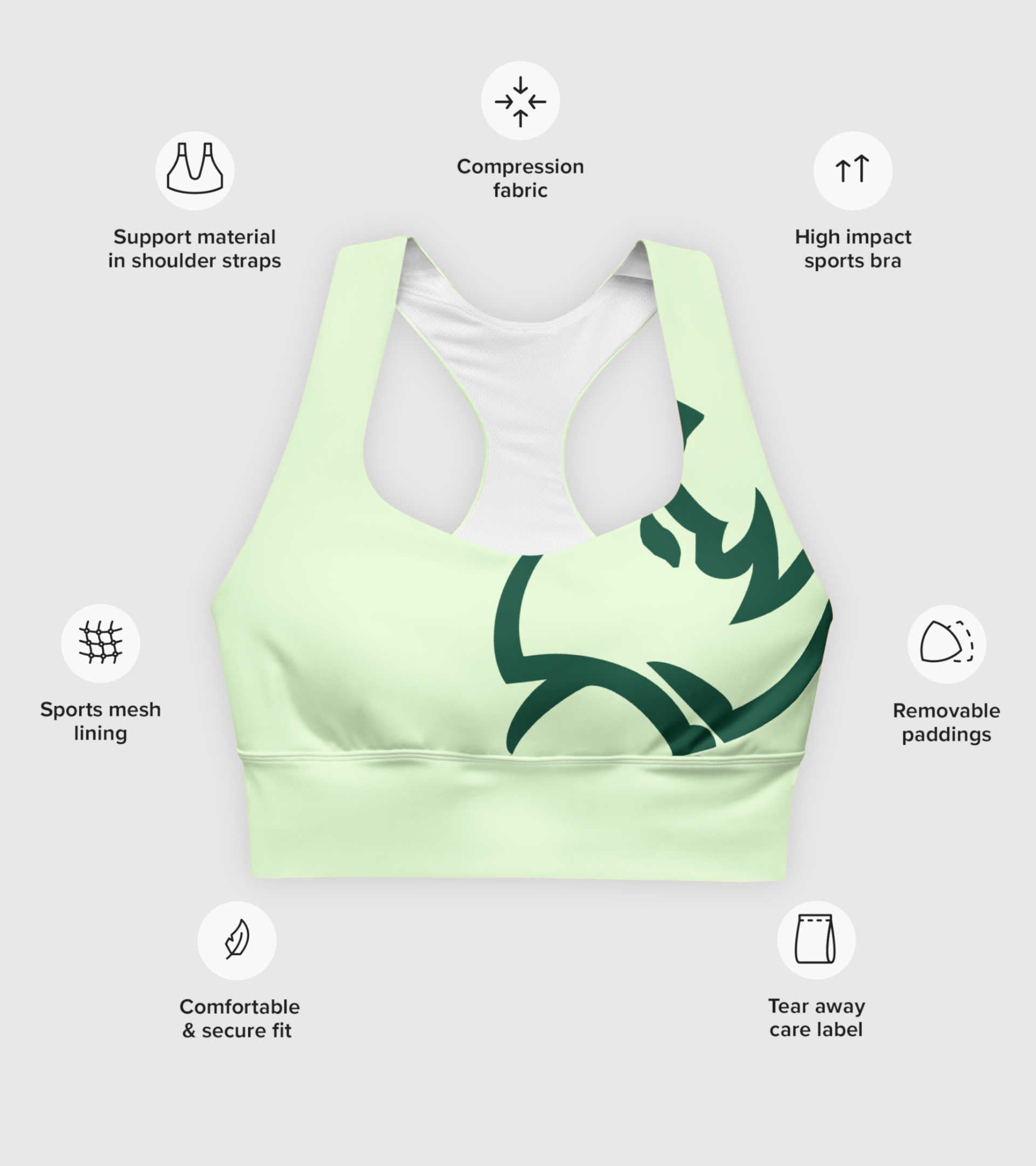 High Support Training Sports Bra