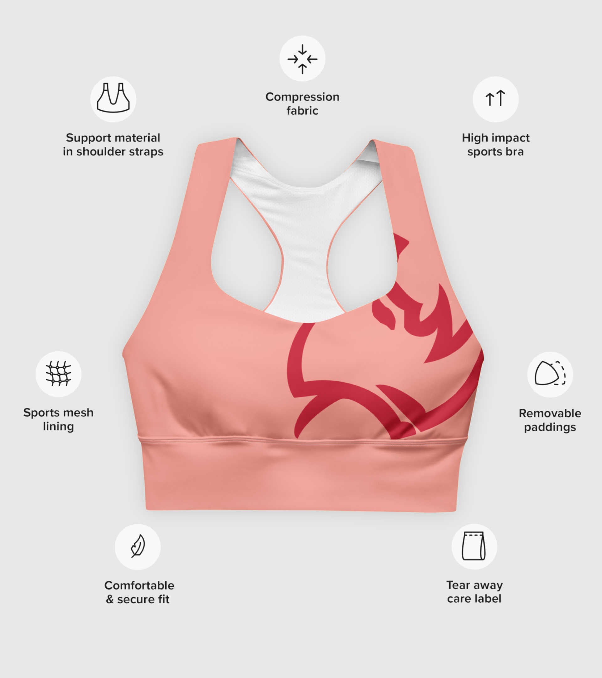 High Support Training Sports Bra