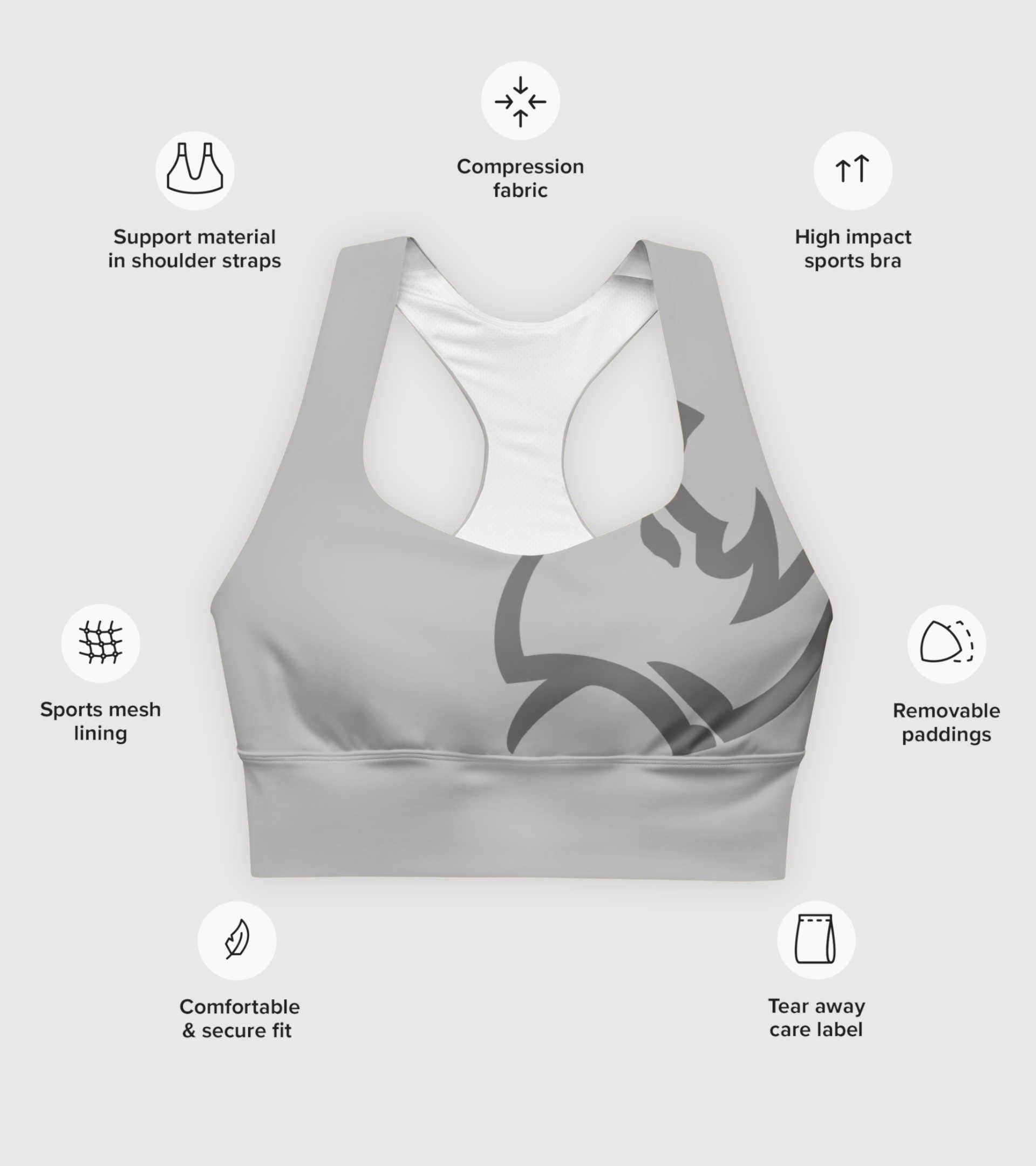 High Support Training Sports Bra