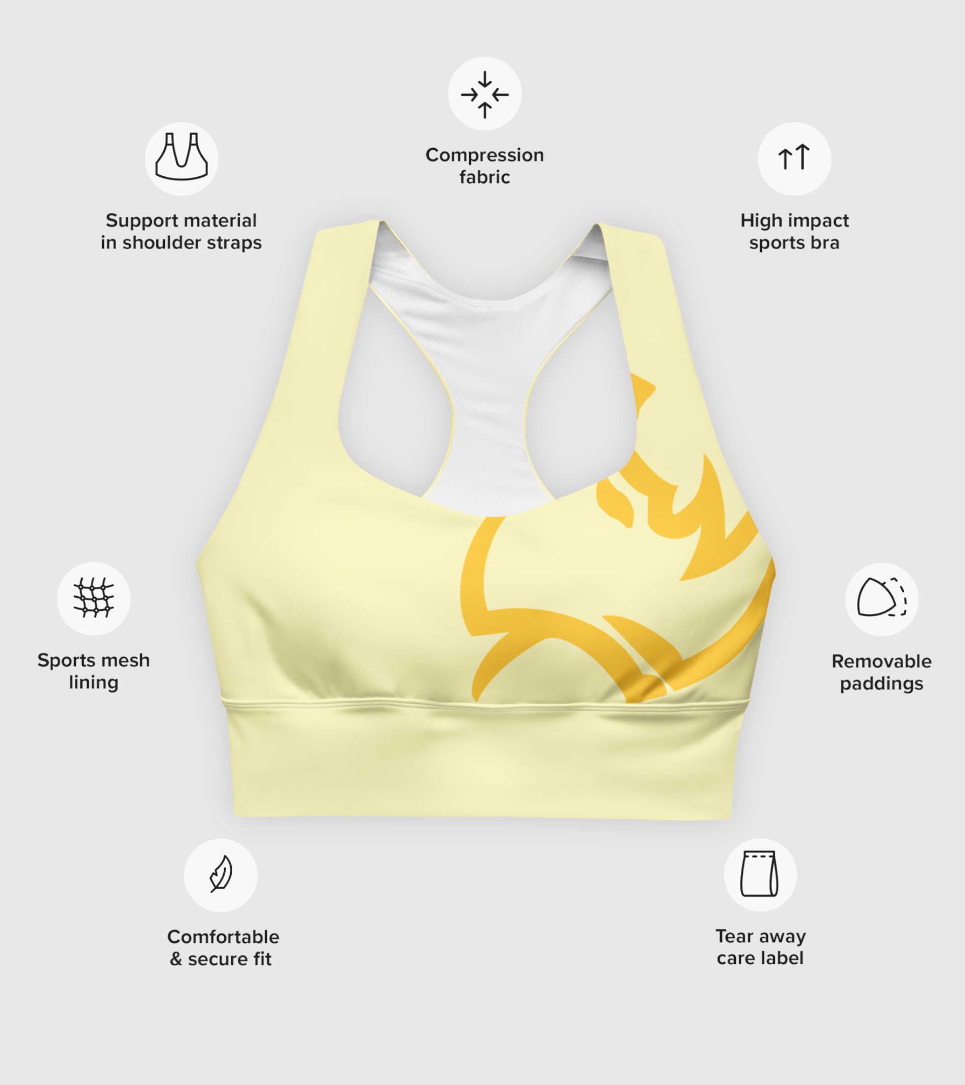 High Support Training Sports Bra